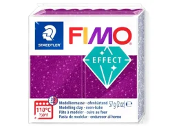 Pâte Fimo EFFECT galaxy Pailletée violet 602