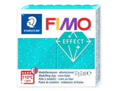 Pâte Fimo EFFECT galaxy Pailletée Turquoise 392