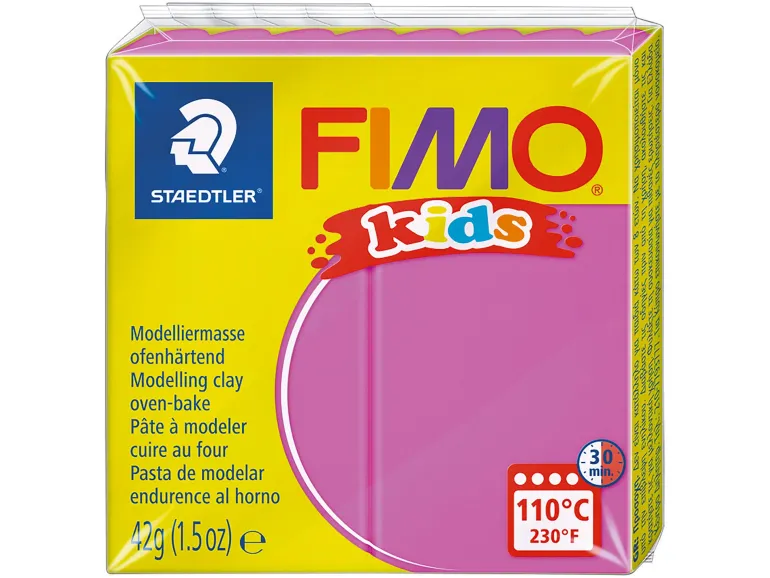 Pâte Fimo fushia 220 Kids