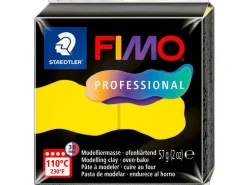 Pâte Fimo Pro jaune pur 100