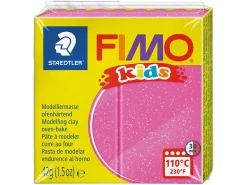 Pâte Fimo rose pailleté 262 Kids