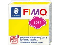 Pâte Fimo Soft jaune Citron 10