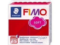 Pâte Fimo Soft rouge Cerise 26