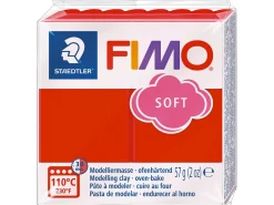 Pâte Fimo Soft rouge Noël