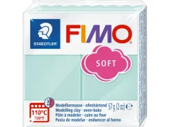 Pâte Fimo SOFT vert menthe Pastel 505