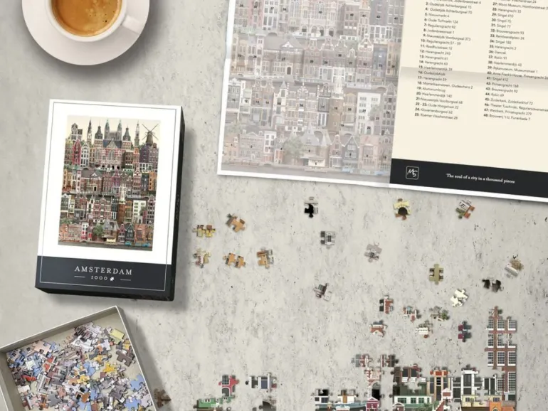 Puzzle 1000 pièces - Amsterdam - Martin Schwartz