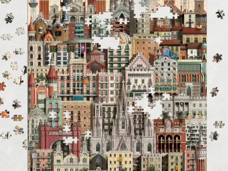 Puzzle 1000 pièces - Barcelone (Barcelona) - Martin Schwartz