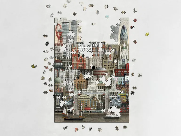 Puzzle 1000 pièces - Londres (London) - Martin Schwartz