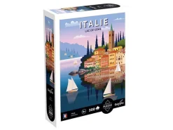 Puzzle 500 pièces Italie : Lac de Côme par Calypto