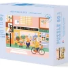 Puzzle 80 pièces 48x38 cm illustration Matin paisible au Japon par Niniwanted