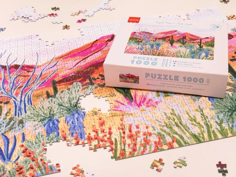 Puzzle Bright Desert par Sarah Gesek - 1000 pièces