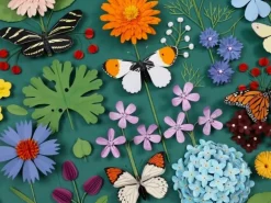 Puzzle Butterfly Botanica - 500 pièces 51x51 cm