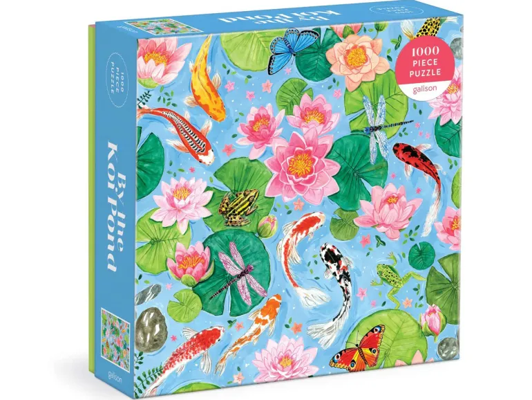 Puzzle By The koi Pond - 1000 pièces - Galison