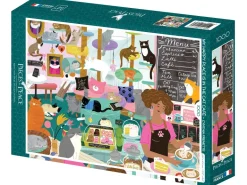 Puzzle Café à Chats 1000 pièces – Pieces & Peace