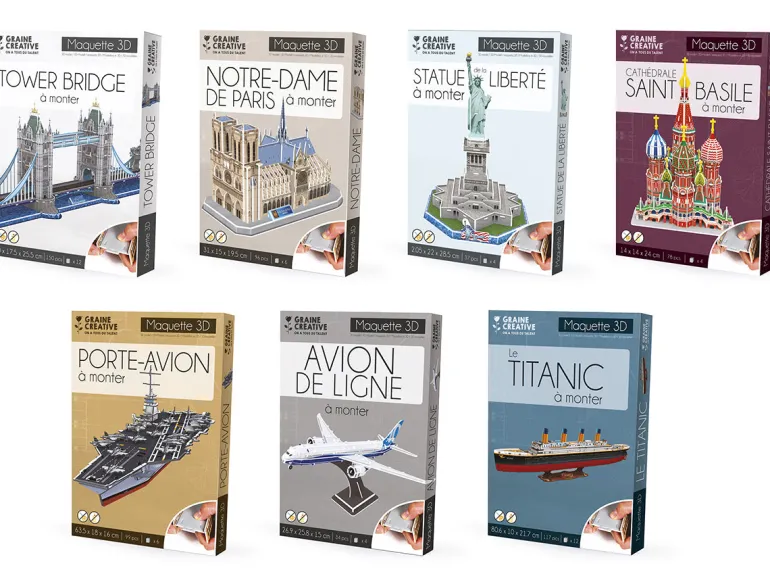 Puzzle 3D maquette Boeing 787 - Graine Créative