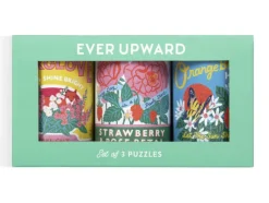 Puzzle Ever Upward Set of 3 Puzzles in Tins - Galison