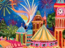 Puzzle Feu d’Artifice Lumineux 500 pièces – Pieces & Peace