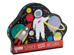 Puzzle Fusée Rocket Shape 80 Pièces - Floss & Rock