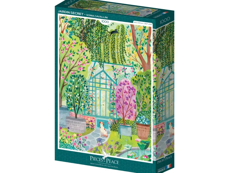 Puzzle Jardin Secret 1000 pièces - Pieces & Peace