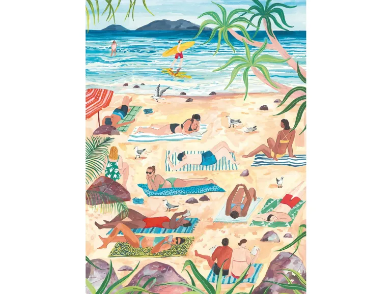 Puzzle Journée à la Plage 1000 pièces – Pieces & Peace