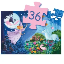 Puzzle la fée et la licorne - 36 pièces