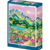 Puzzle Lever de Soleil Alpes 500 pièces – Pieces & Peace