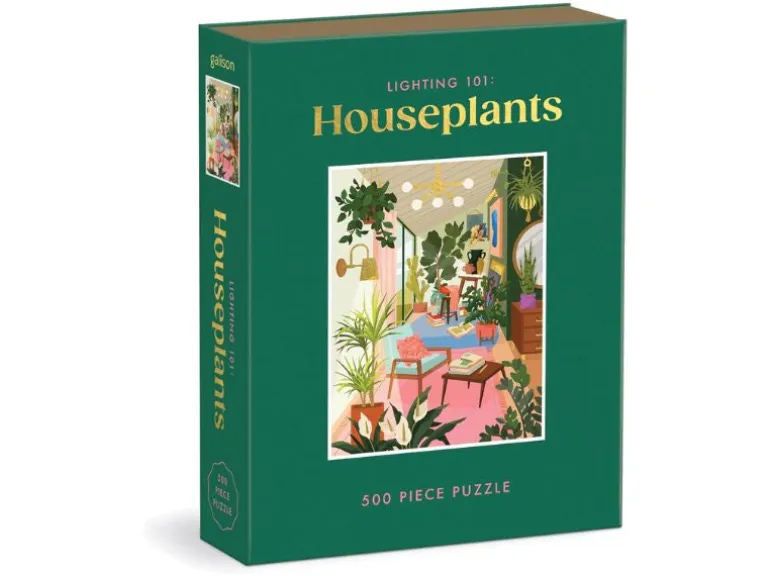 Puzzle Lighting 101 : Houseplants - 500 pièces - Galison