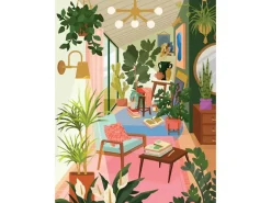 Puzzle Lighting 101 : Houseplants - 500 pièces - Galison