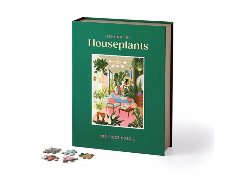 Puzzle Lighting 101 : Houseplants - 500 pièces - Galison