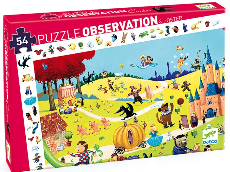Puzzle observation - Contes - 54 pièces