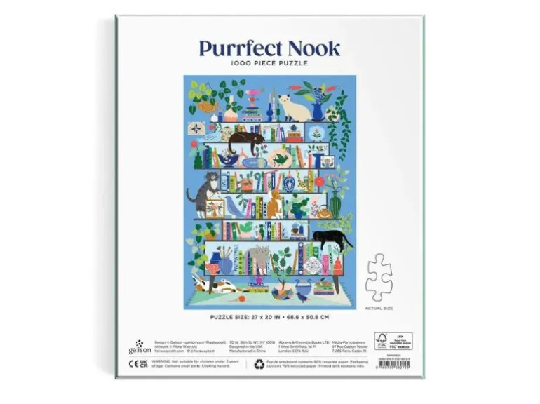 Puzzle Purrfect Nook - 1000 pièces - Galison