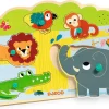 Puzzle sonore en bois - Baobab - les animaux de la savane