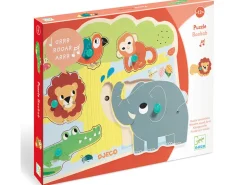 Puzzle sonore en bois - Baobab - les animaux de la savane