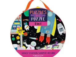Puzzle Space Station 3 En 1 - 100 Pieces - Floss & Rock
