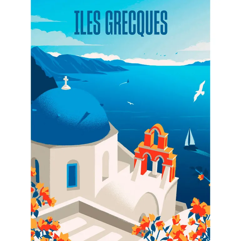 Puzzle Évasion Îles Grecques – 500 pièces - Puzzle Hachette