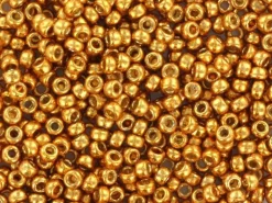 Rocailles Miyuki 11/0 - Duracoat galvanized yellow gold 11-4203