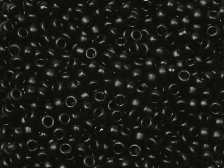 Rocailles Miyuki 11/0 - Noir mat 401sf