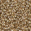 Rocailles Miyuki 8/0 24kt gold light plated - 193