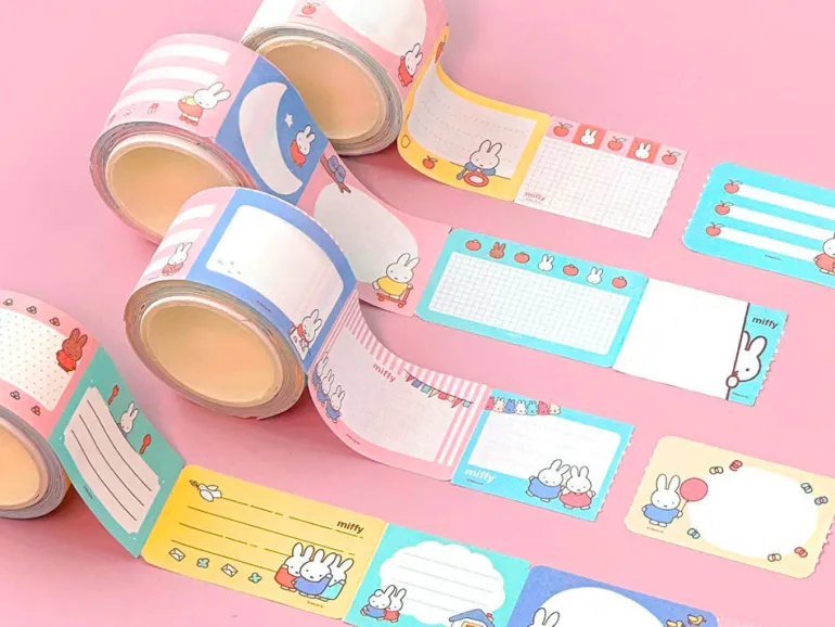 Rouleau de notes adhésives détachables Miffy