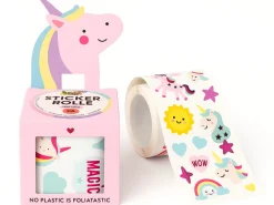 Rouleau de stickers Licorne 4m