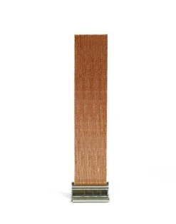 Sachet de 10 mèches bougie en pin et socle en métal - 2 cm de largeur