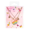 Set de 2 colliers Best Friends Forever coeur arc-en-ciel