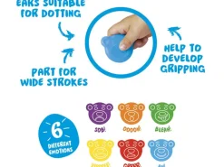 Set de 6 Crayons 1+ - Carioca Baby Teddy