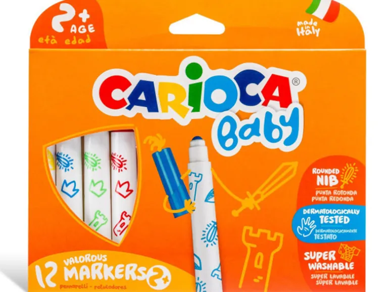 Set de 12 feutres 2+ - Carioca Baby