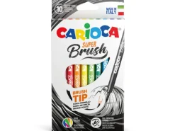 Set de 10 feutres Brush - Carioca Super Brush