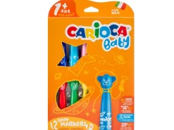 Set de 12 feutres marqueurs 1+ - Carioca Baby Teddy