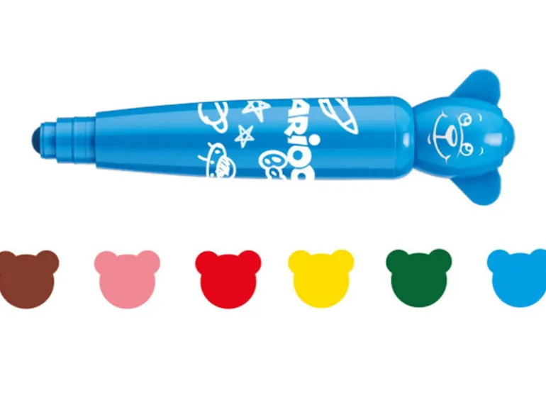 Set de 12 feutres marqueurs 1+ - Carioca Baby Teddy