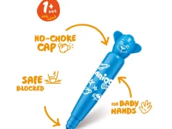 Set de 12 feutres marqueurs 1+ - Carioca Baby Teddy