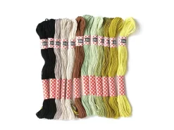 Set de 24 fils à broder - Pastel