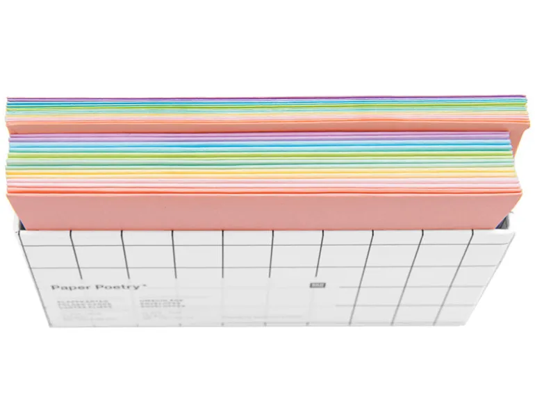 Set de cartes et enveloppes B6 - Rainbow pastel